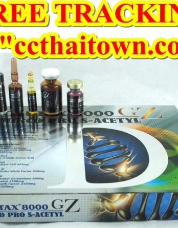 GLUTAX 8000GZ MICRO PRO S-ACETYL GLUTATHIONE SKIN WHITENING injection by www.ccthaitown.com