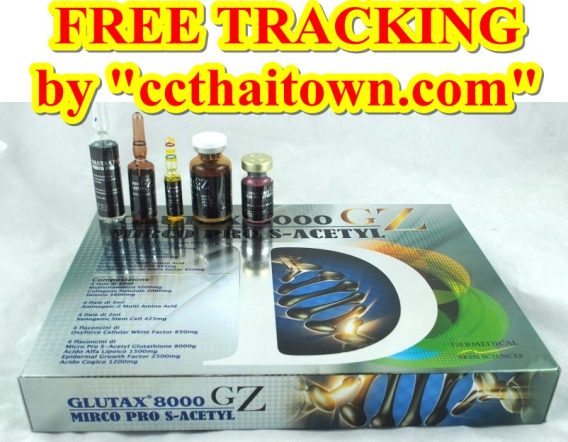 GLUTAX 8000GZ MICRO PRO S-ACETYL GLUTATHIONE SKIN WHITENING injection by www.ccthaitown.com