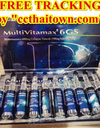 MULTIVITAMAX, 6GS, MULTI, VITAMIN, COLLAGEN, MINERAL, SELENIUM, ANTI OXIDANT, AGING, Injection, by, www.ccthaitown.com