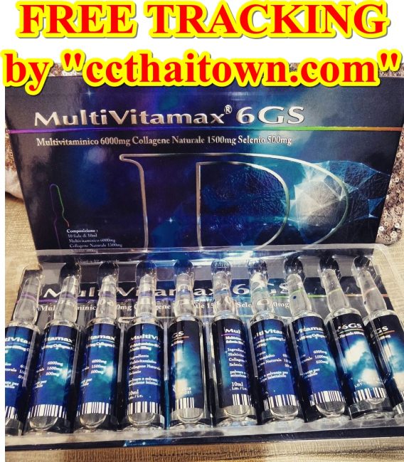 MULTIVITAMAX, 6GS, MULTI, VITAMIN, COLLAGEN, MINERAL, SELENIUM, ANTI OXIDANT, AGING, Injection, by, www.ccthaitown.com