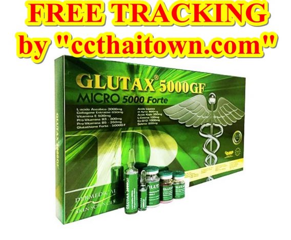GLUTAX, 5000GF, MICRO, 5000 FORTE, GLUTATHIONE, Injection, by www.ccthaitown.com, ccthaitown, glutax5000gf, glutax 5000gf