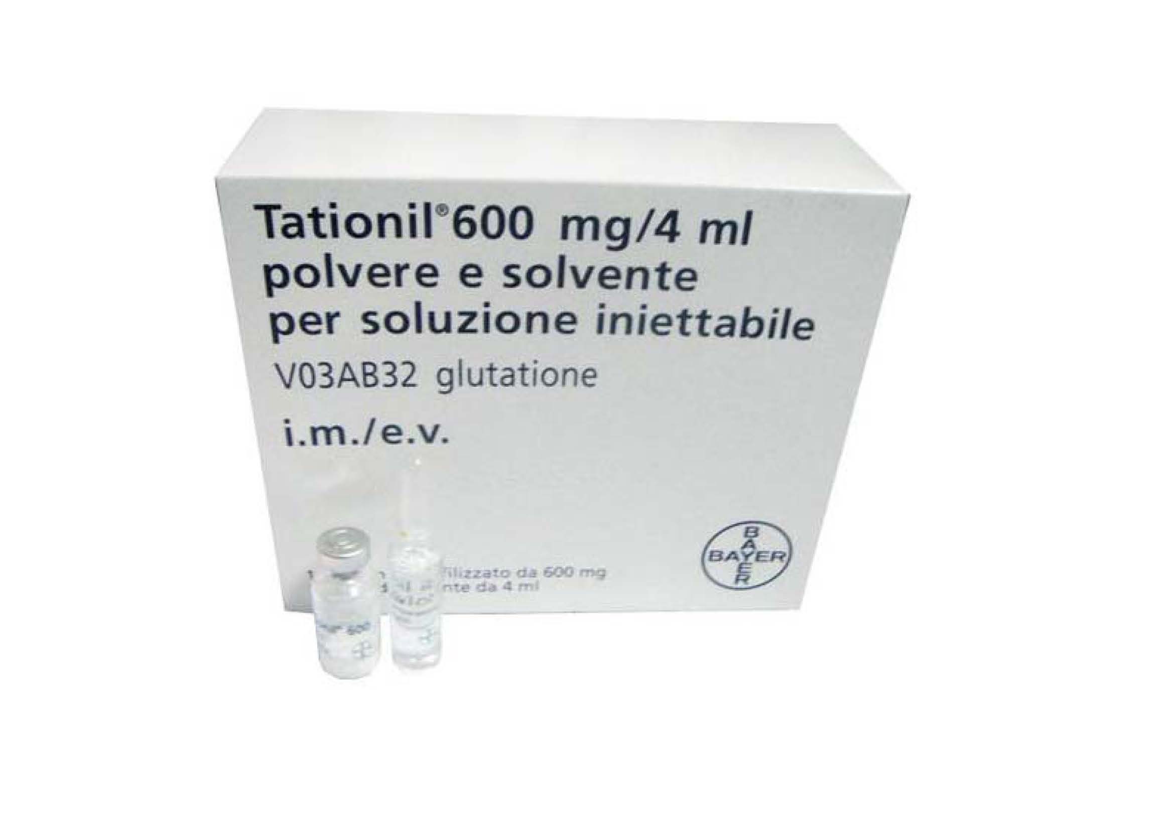 TATIONIL BAYER GLUTATHIONE 600 mg INJECTION