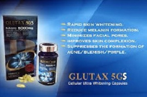 60 SOFTGEL GLUTAX 5GS MICRO 5,000 MG WHITENING EDIBLE GLUTATHIONE GLUTA PILLS by www.ccthaitown.com