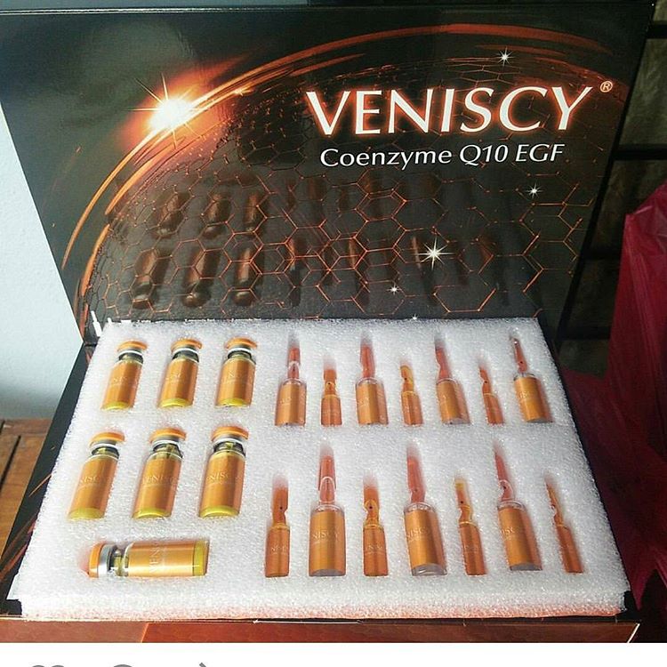 NEW VENISCY COENZYME Q10 EGF ORIGINALLY IMPORTED FROM SWITZERLAND WHITE GLUTATHIONE SKIN WHITENING by www.ccthaitown.com