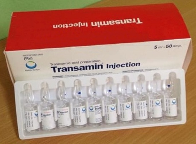 TRANEXAMIC ACID PREPARATION 5 ml TRANSAMIN (TRANEXAMIC ACID 250 mg) WHITENING INJECTION by "www.ccthaitown.com"