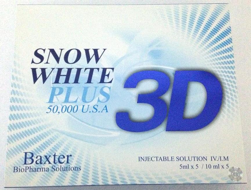 3D SNOW WHITE PLUS 50,000 USA GLUTATHIONE WHITENING by "www.ccthaitown.com"