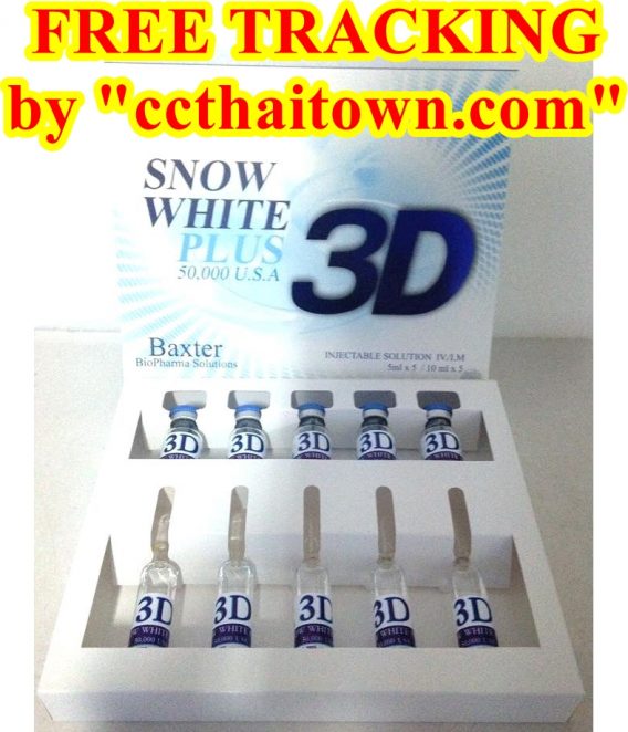 3D SNOW WHITE PLUS 50,000 USA GLUTATHIONE WHITENING by "www.ccthaitown.com"