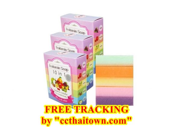 100 g FRUITAMIN SOAP 10 IN 1 WHITENING BRIGHTENING (WINK WHITE BRAND)