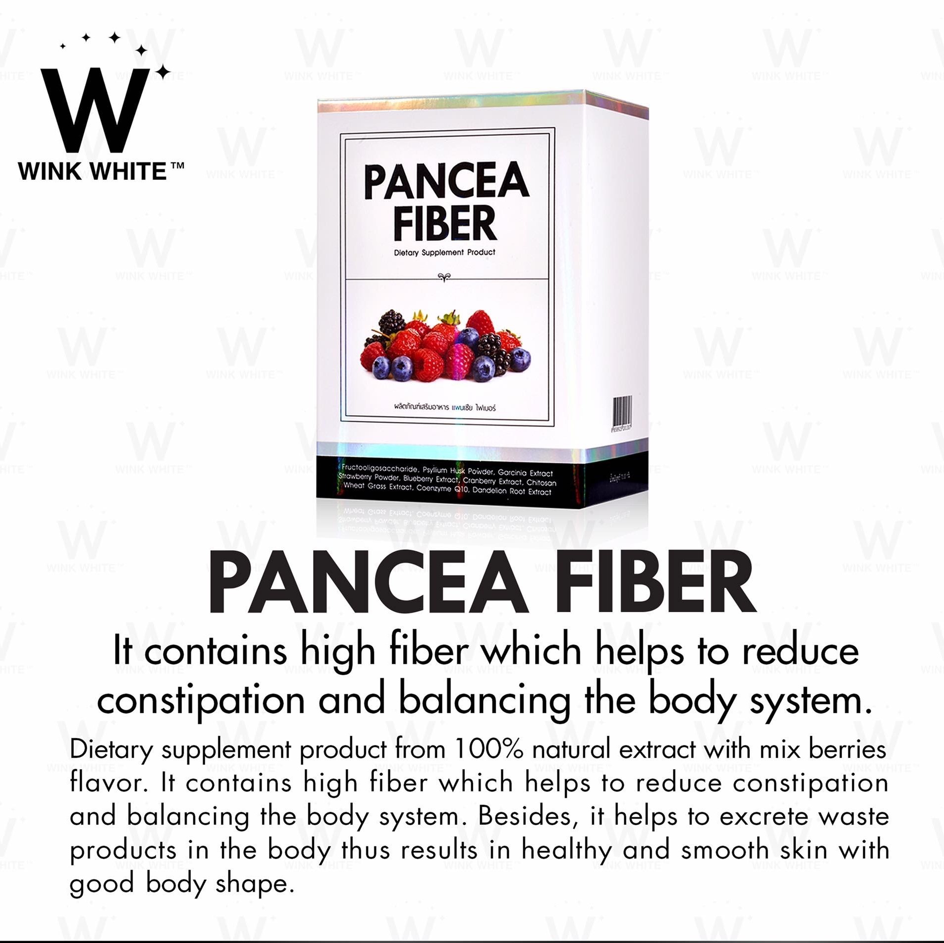 PANCEA FIBER DETOX WINK WHITE PREBIOTIC INSTANT DRINK 7 SACHETS