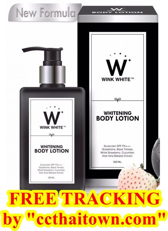 200 ml WINK WHITE BODY WHITE LOTION GLUTA LOTION WHITENING LOTION SKIN by "www.ccthaitown.com"