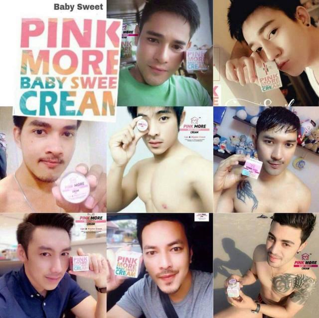 5g PINK MORE CREAM ON THE LIP AND NIPPLE CREAM WHITE & PINK PLUS FASTER by "www.ccthaitown.com"