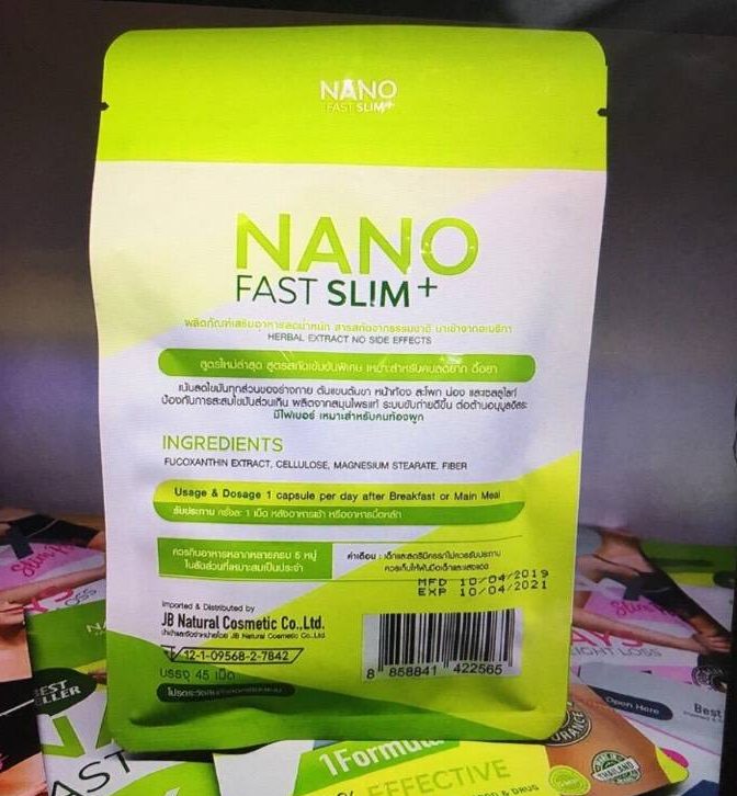 NEW 45 PILLS NANO FAST SLIM 10X BURNNER REDUCE LOSS WEIGHT FAT BURN