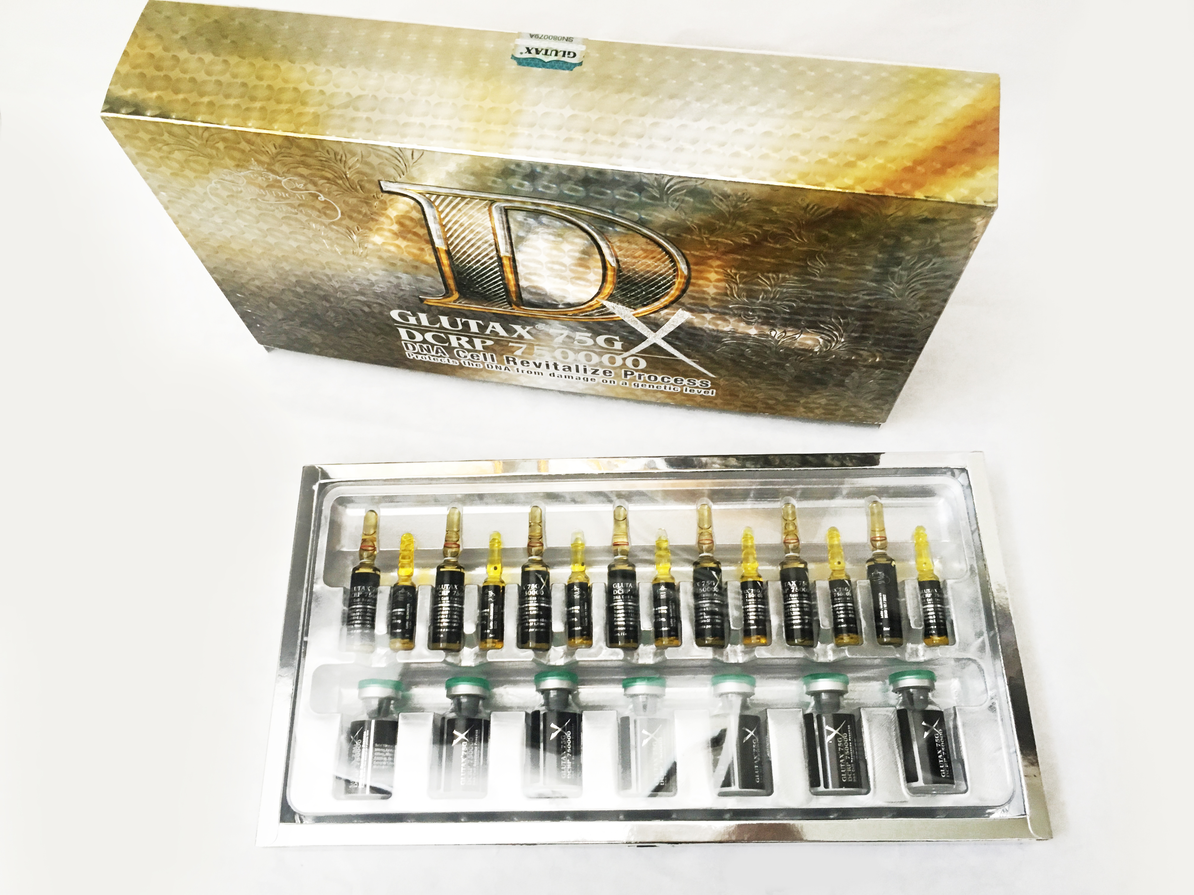 GLUTAX 75G DCRP 750000 DNA CELL REVITALIZE GLUTATHIONE SKIN WHITENING INJECTION by "www.ccthaitown.com"