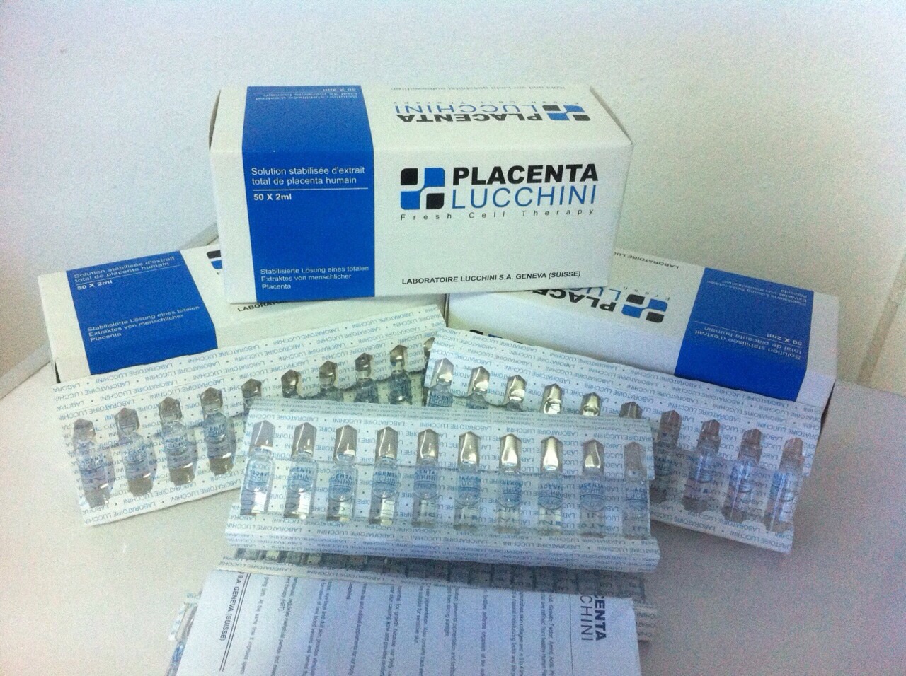 PLACENTA LUCCHINI HUMAN FRESH CELL THERAPY (SWISS) INJECTION by "www.ccthaitown.com"