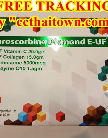 LAROSCORBINE DIAMOND E-UF (ITALY) VITAMIN C 20.0 gm COLLAGEN CHROMOSOME COENZYME Q10 INJECTION by "www.ccthaitown.com"