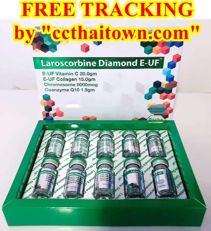 LAROSCORBINE DIAMOND E-UF (ITALY) VITAMIN C 20.0 gm COLLAGEN CHROMOSOME COENZYME Q10 INJECTION by "www.ccthaitown.com"