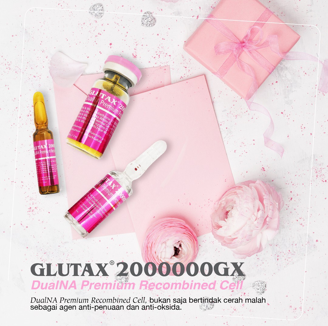GLUTAX 2000000GX DUALNA PREMIUM RECOMBINED CELL WHITENING GLUTATHIONE SKIN by "www.ccthaitown.com"
