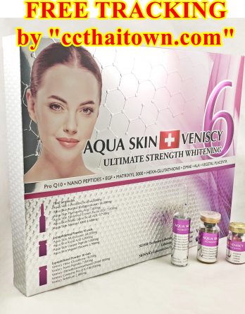 AQUA SKIN VENISCY 6 ULTIMATE STRENGTH WHITENING GLUTATHIONE COLLAGEN SKIN by "www.ccthaitown.com"