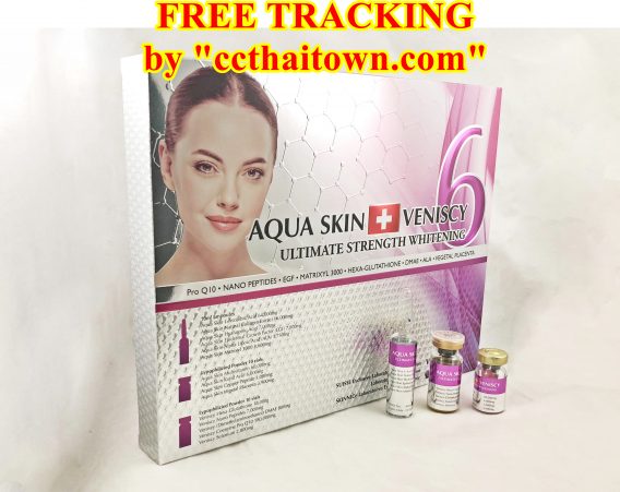 AQUA SKIN VENISCY 6 ULTIMATE STRENGTH WHITENING GLUTATHIONE COLLAGEN SKIN by "www.ccthaitown.com"