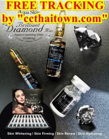 AQUA SKIN BRILLIANT DIAMOND MAX AQUAISM SPARKLING WHITE 80,000 mg WHITENING GLUTATHIONE SKIN (SWISS) by www.ccthaitown.com