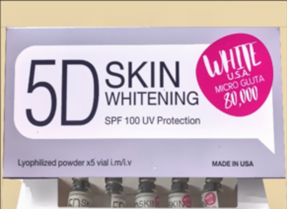 5D WHITE USA MICRO GLUTA 80000mg GLUTATHIONE SKIN WHITENING by "www.ccthaitown.com"