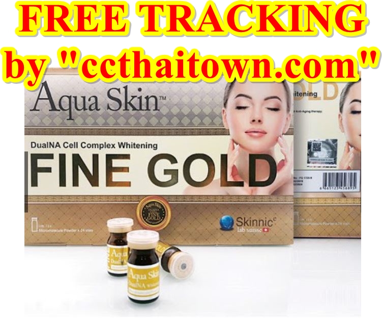 AQUA SKIN FINE GOLD (SWISS) DUALNA CELL COMPLEX GLUTATHIONE SKIN WHITENING INJECTION by www.ccthaitown.com