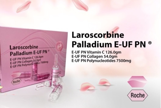 PINK GOLD ROCHE LAROSCORBINE PALLADIUM E-UF PN VITAMIN C + COLLAGEN INJECTION by "www.ccthaitown.com"