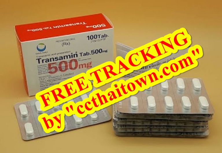 TRANSAMIN TABLET 500 mg WHITENING PILLS by "www.ccthaitown.com"