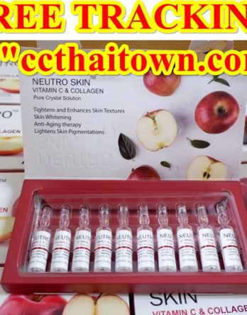 NEW NEUTRO SKIN VITAMIN C & COLLAGEN (RED APPLE) PURE CRYSTAL SOLUTION INJECTION by www.ccthaitown.com