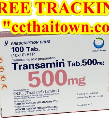 TRANSAMIN TABLET 500 mg WHITENING PILLS by "www.ccthaitown.com"