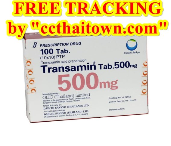 TRANSAMIN TABLET 500 mg WHITENING PILLS by "www.ccthaitown.com"