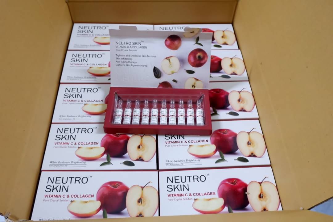 NEW NEUTRO SKIN VITAMIN C & COLLAGEN (RED APPLE) PURE CRYSTAL SOLUTION INJECTION by www.ccthaitown.com