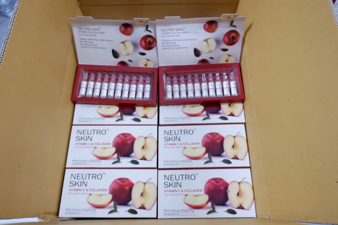 NEW NEUTRO SKIN VITAMIN C & COLLAGEN (RED APPLE) PURE CRYSTAL SOLUTION INJECTION by www.ccthaitown.com