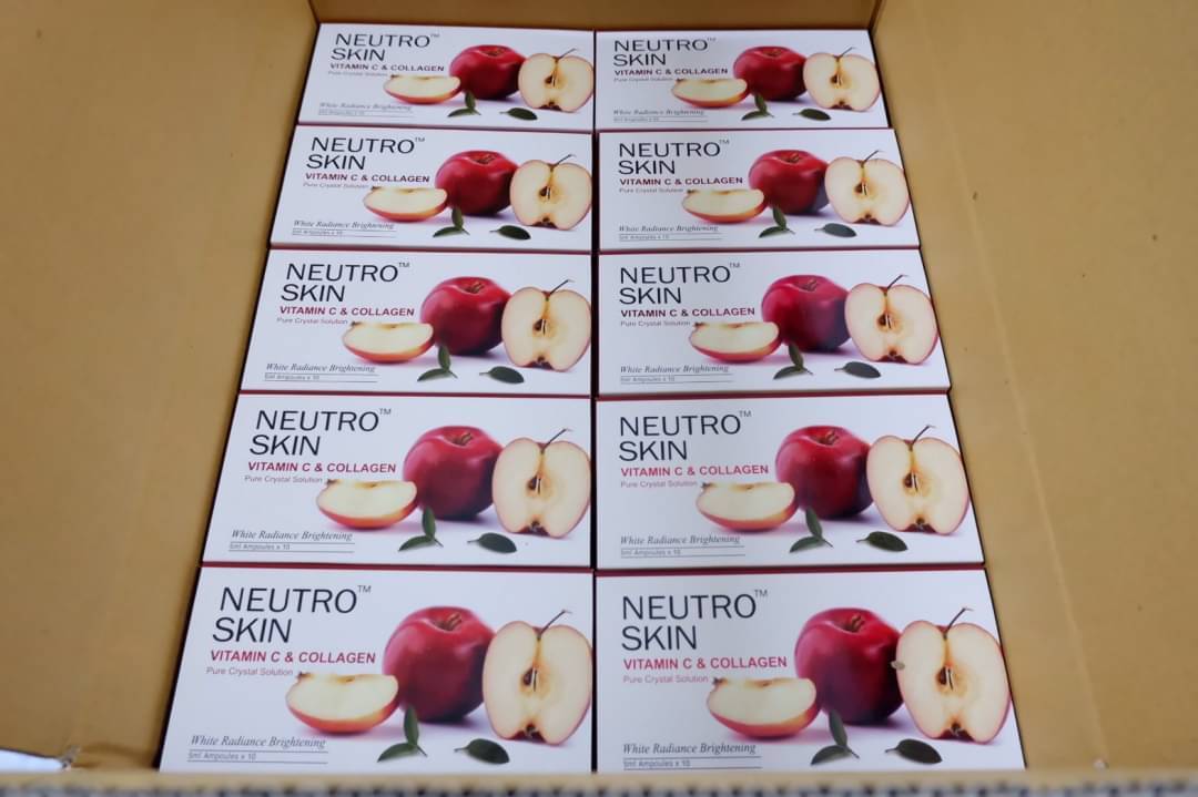 NEW NEUTRO SKIN VITAMIN C & COLLAGEN (RED APPLE) PURE CRYSTAL SOLUTION INJECTION by www.ccthaitown.com