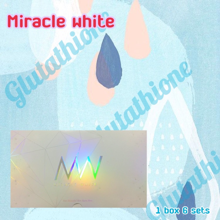 (SILVER) MIRACLE WHITE GLUTA IMPROVED NEW GLOW FORMULA by www.ccthaitown.com