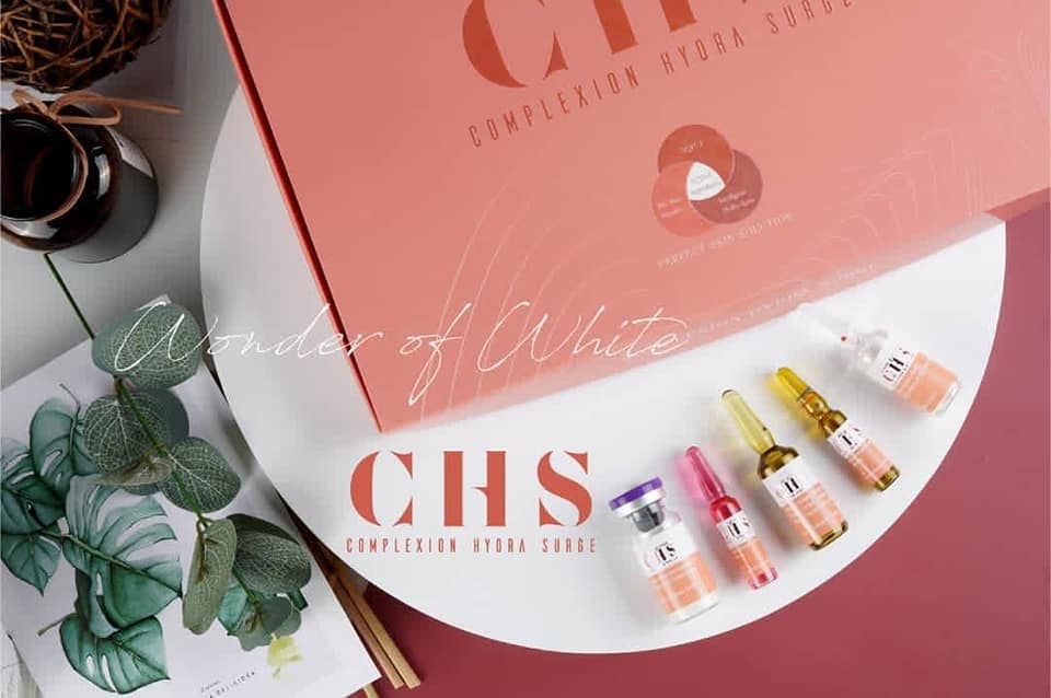 NEW CHS COMPLEXION HYDRA SUAGE (SWISS) GLUTATHIONE SKIN WHITE INJECTION by "www.ccthaitown.com"