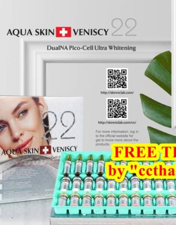 NEW!! AQUA SKIN + VENISCY 22 DualNA PICO-CELL ULTRA WHITENING (SWISS) INJECTION by "www.ccthaitown.com"