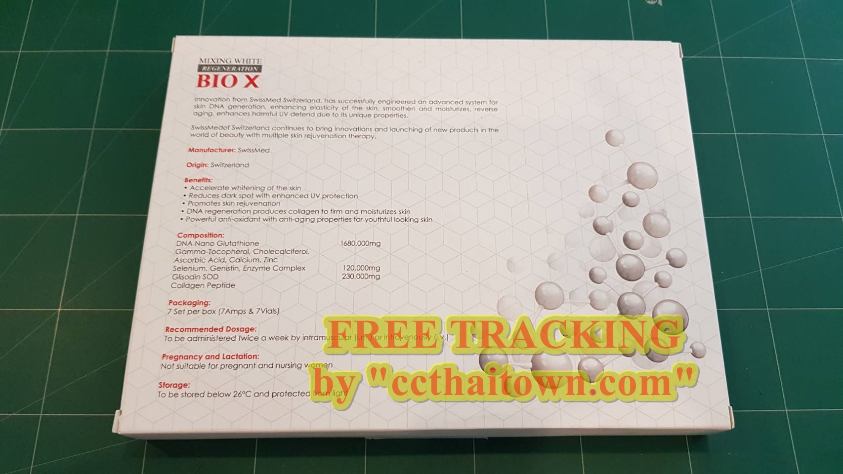 BEST OFFER: [SET 5] NEW MIXING WHITE BIO X (SWITZERLAND) + GLUTAX 230000GK + GLUTAX 5000GF (ITALY)  3 BOXES GLUTATHIONE WHITENING INJECTION by www.ccthaitown.com