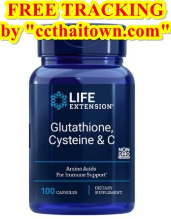 LIFE EXTENSION GLUTATHIONE, CYSTEINE & C (100 CAPSULES) by "www.ccthaitown.com"