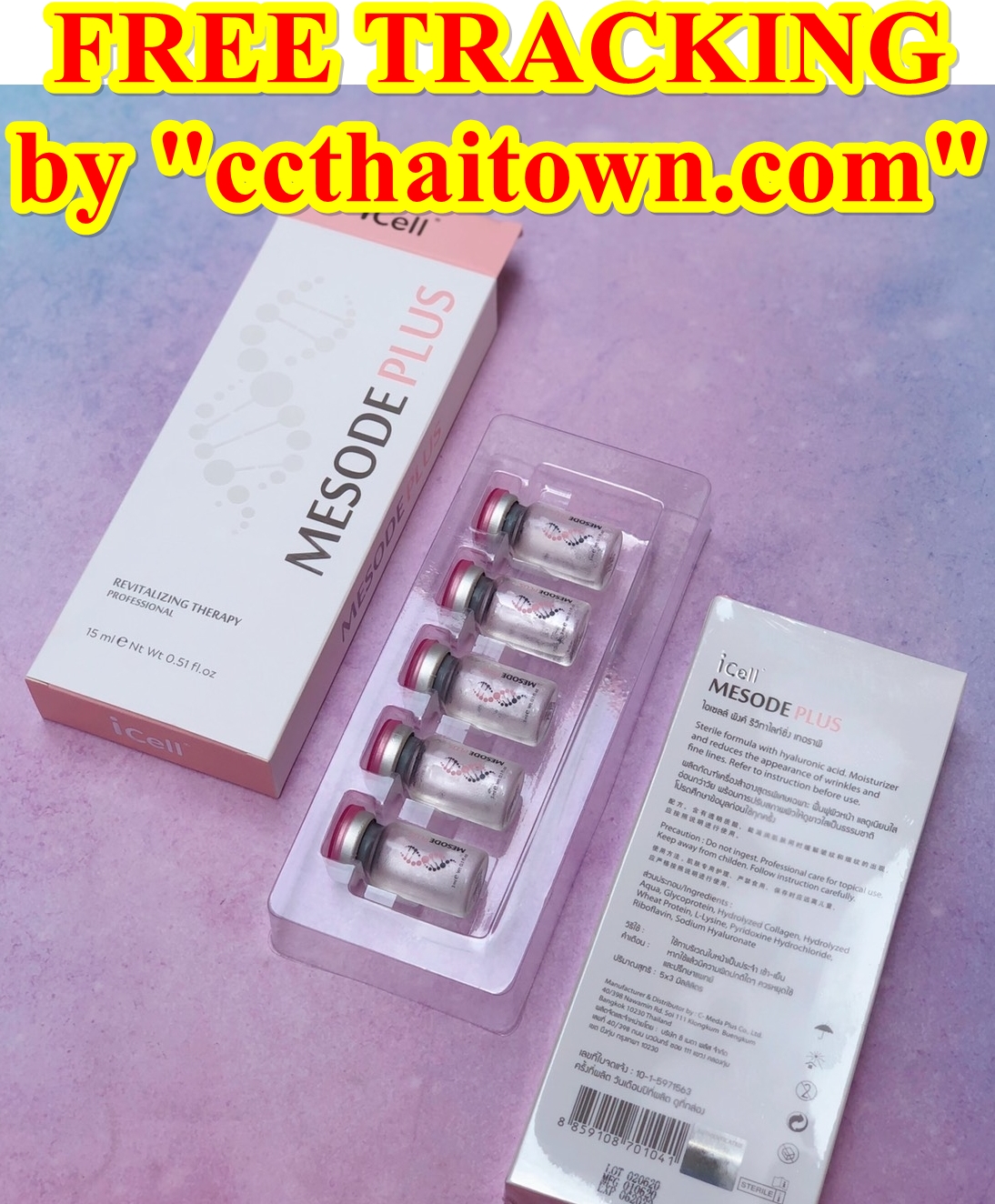 MESODE PLUS ICELL RESTORE MIRACLE SUPER ACTIVE WHITENING AURA www.ccthaitown.com