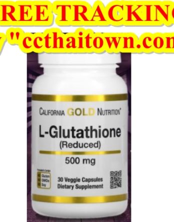 L-GLUTATHIONE (REDUCED) 500 MG CALIFORNIA GOLD NUTRITION (30 CAPSULES) by "www.ccthaitown.com"