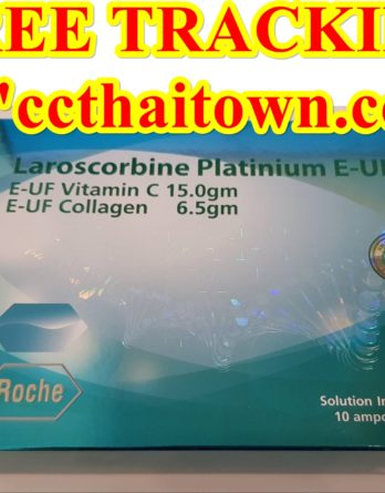 NEW ROCHE LAROSCORBINE PLATINIUM E-UF VITAMIN C 15.0 gm + COLLAGEN 6.5 gm INJECTION by "www.ccthaitown.com"