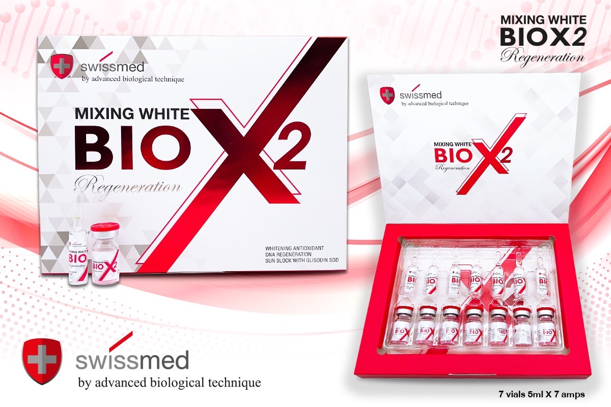 NEW!! MIXING WHITE BIO X2 (SWITZERLAND) REGENERATION GLUTATHIONE WHITENING INJECTION by www.ccthaitown.com