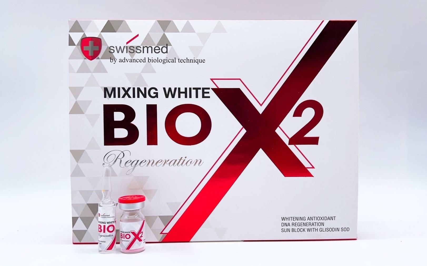 NEW!! MIXING WHITE BIO X2 (SWITZERLAND) REGENERATION GLUTATHIONE WHITENING INJECTION by www.ccthaitown.com