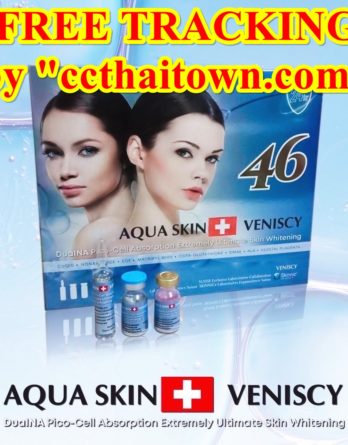 NEW!! AQUA SKIN VENISCY 46 (SWISS) DUALNA PICO-CELL ABSORPTION EXTREMELY ULTIMATE SKIN WHITENING INJECTION by "www.ccthaitown.com"