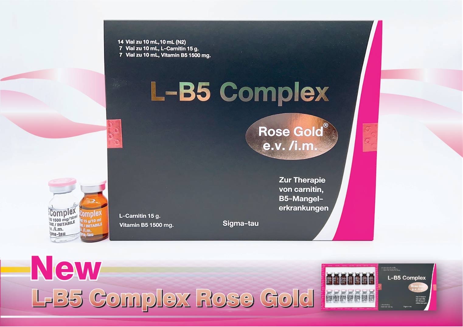 LB5 COMPLEX ROSE GOLD (L-CARNITINE INJECTION) FAST FAT BURN by www.ccthaitown.com