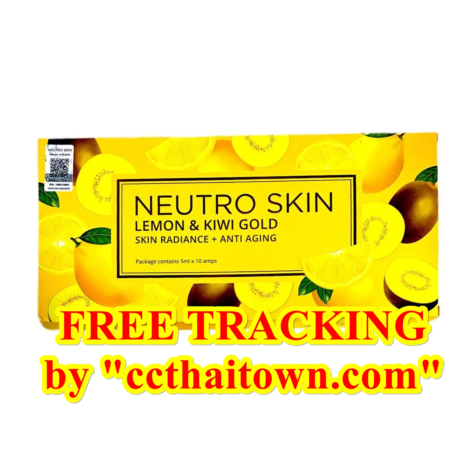 NEUTRO SKIN LEMON & KIWI GOLD INJECTION by "www.ccthaitown.com"