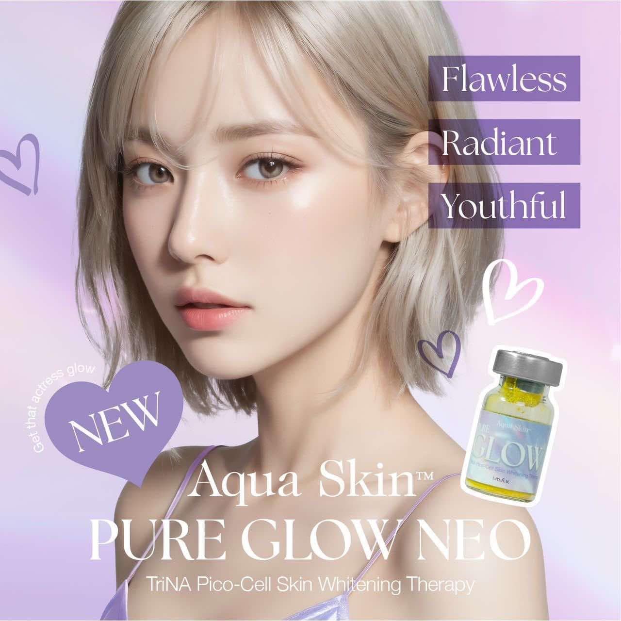 NEW AQUA SKIN PURE GLOW NEO WHITENING INJECTION