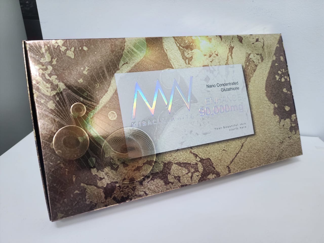 MW MIRACLE WHITE ENHANCE 90000mg NANO CONCENTRATED GLUTATHIONE INJECTION