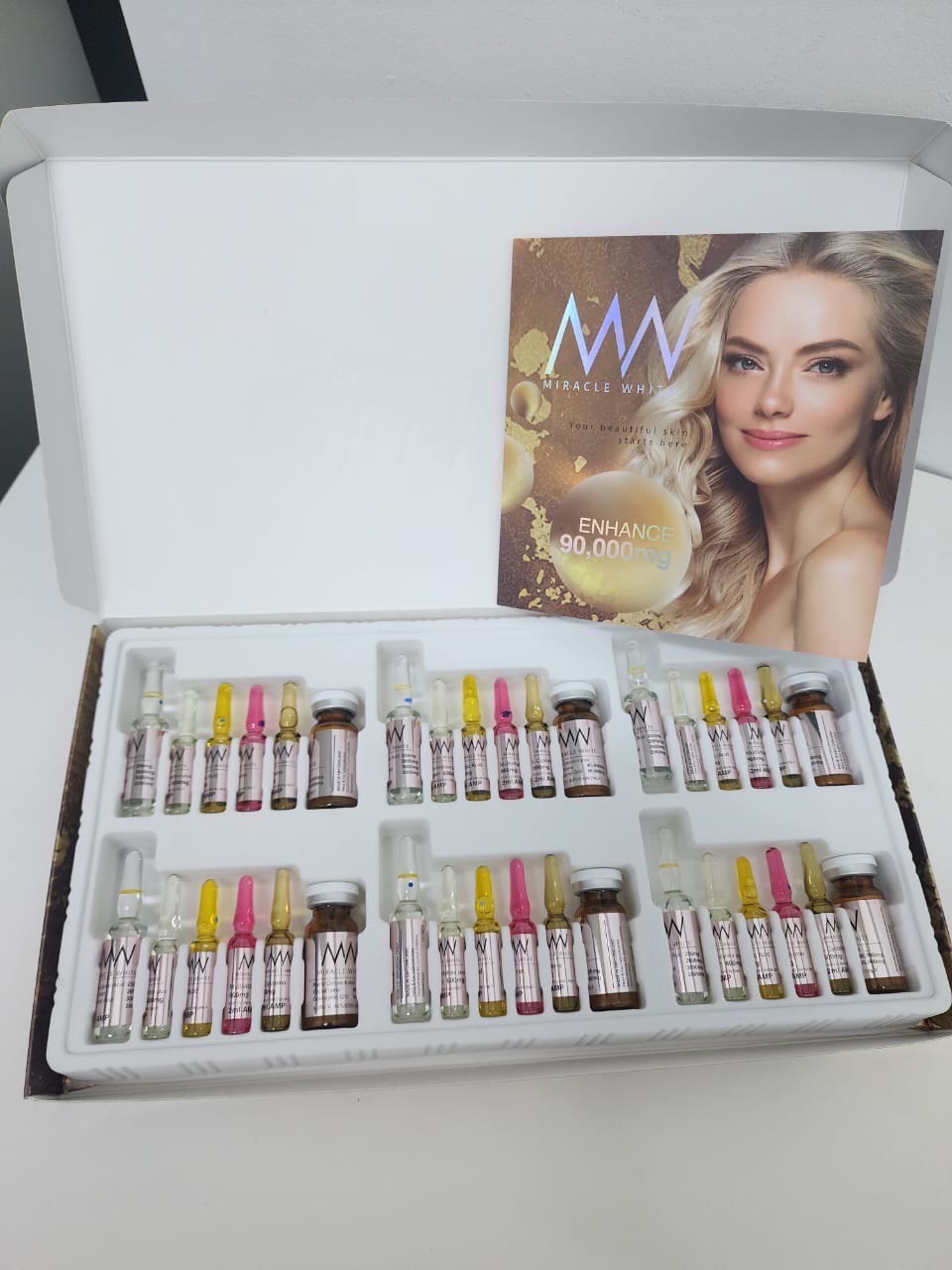 MW MIRACLE WHITE ENHANCE 90000mg NANO CONCENTRATED GLUTATHIONE INJECTION